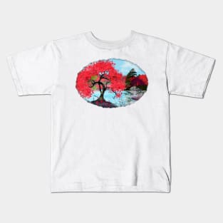 Red Trees Kids T-Shirt